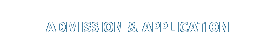 Admissions & Application